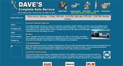 Desktop Screenshot of daves-auto.com