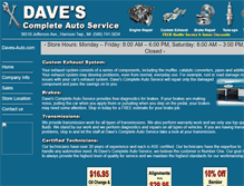 Tablet Screenshot of daves-auto.com